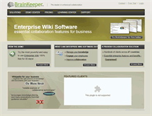 Tablet Screenshot of brainkeeper.com